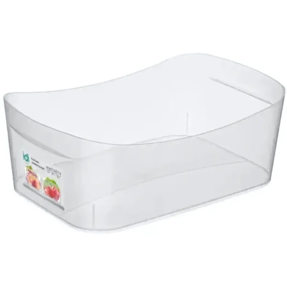 Корзина для хранения универсальная, цвет прозрачный 2,7л, 24*16,5*9см