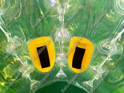 Бампербол «Желто-прозрачный» ПВХ, диаметр 1 м