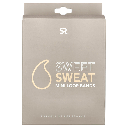 Sports Research, Sweet Sweat, мини-эспандеры, 5 штук