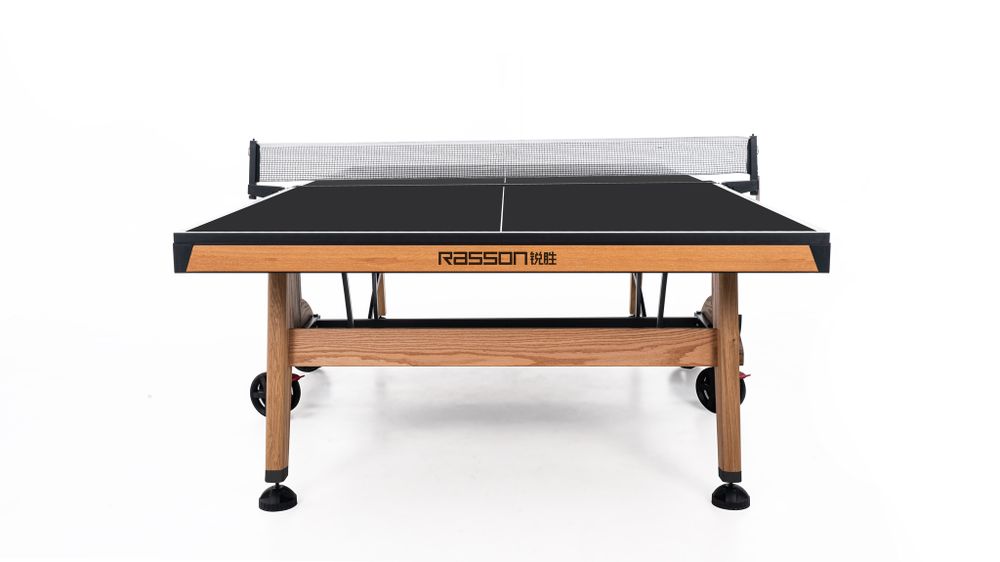 Теннисный стол складной для помещений &quot;RASSON PREMIUM T03 Indoor&quot; (274 х 152,5 х 76 см, натуральный дуб) с сеткой
