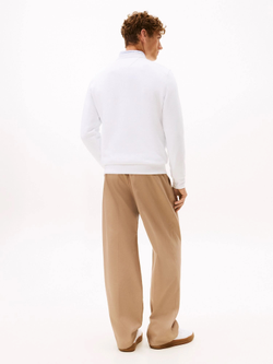 Свитшот Tommy Hilfiger Arch Logo Flex Fleece White