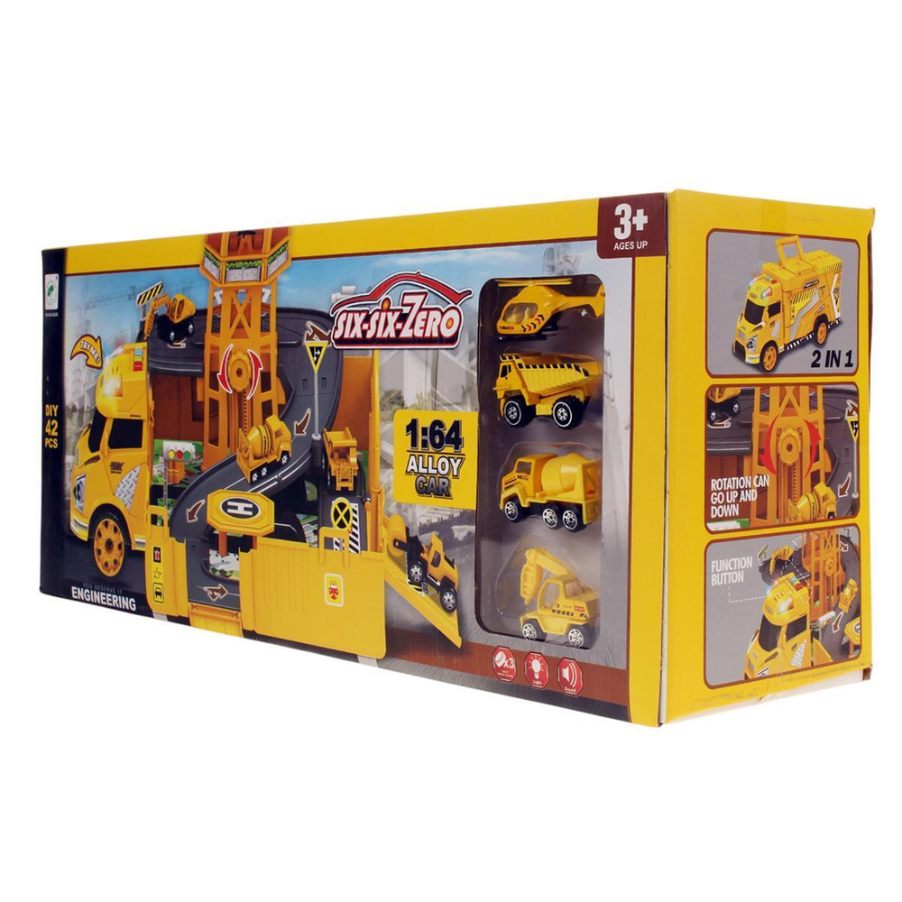 Парковка с транспортом, коробка 660-A258