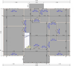 Каркас дома 12.5 x 14 м