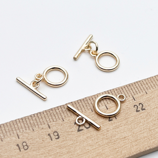 Замок-тоггл, цвет золото, размер 11*9 + 13*4 мм, цена за 1 шт