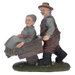 GAEM Фигурка декоративная "Бабушка с дедушкой", L15 W7 H15 см, 2в.
