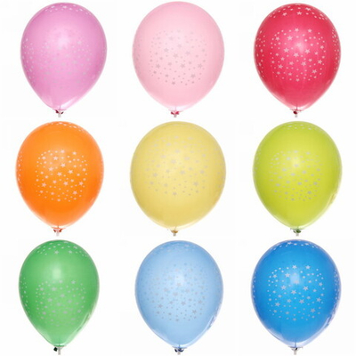 Воздушные шары 5 шт, 12»/25см «Звёздочки»