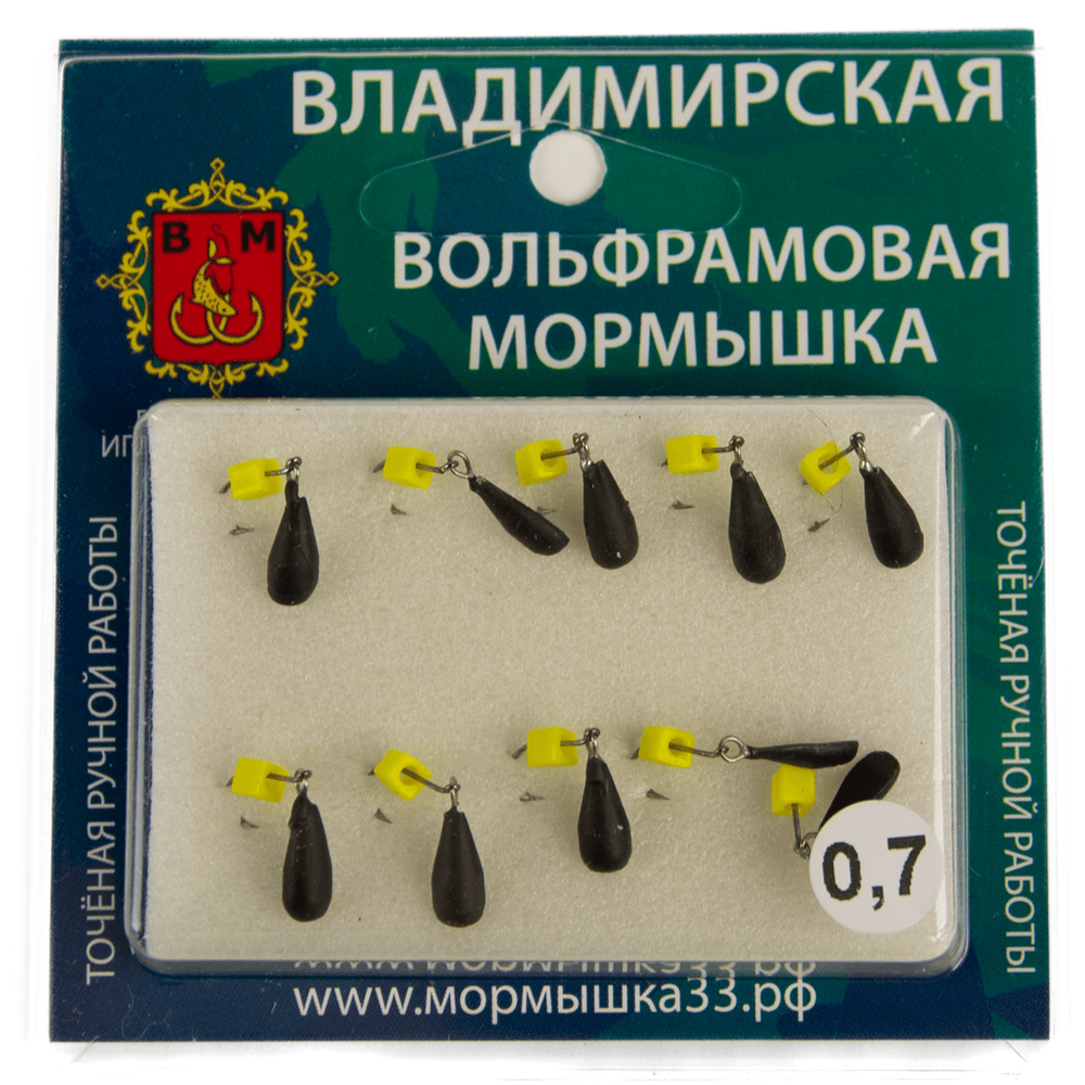 Мормышка Владимирская "Капля-Дипломат", 4мм, 0.7гр (10шт/уп)