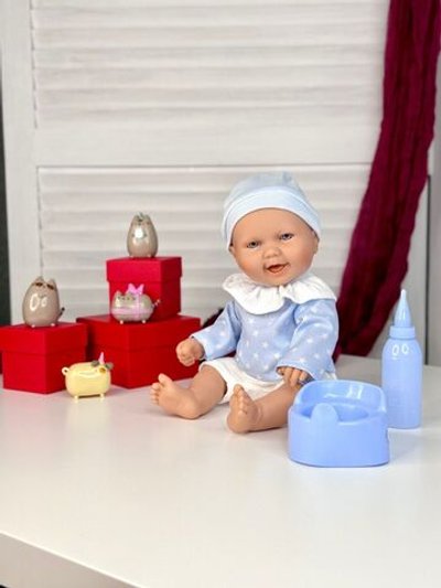 Пупс BERJUAN виниловый 30см Baby Pipi (515)