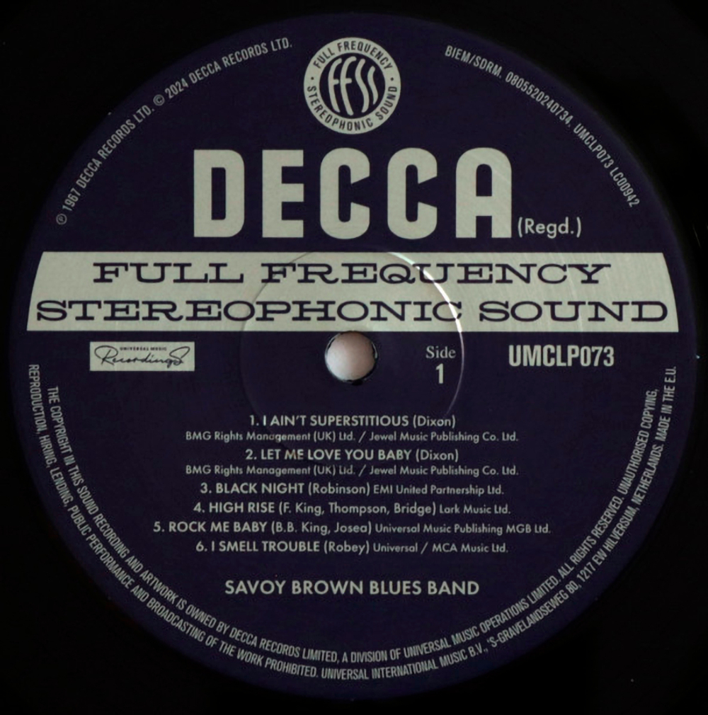 Savoy Brown Blues Band / Shake Down (LP)