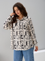 Рубашка Ртс-058/бежабстракция