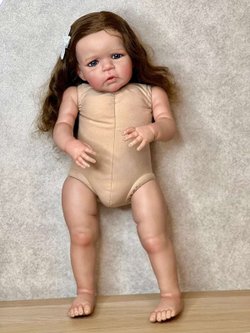 Кукла Реборн мягконабивная 60см в пакете (FA-606)