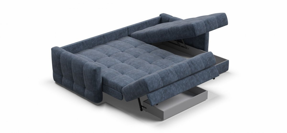 Угловой диван Босс Слип 160 Велюр Роял топаз