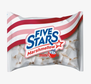 Зефир Сластёна жевательный five stars marshmallow mini, 200 г