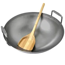 Сковорода-вок из углеродистой стали, 40 см, для грилей Big Green Egg XXL, XL, L