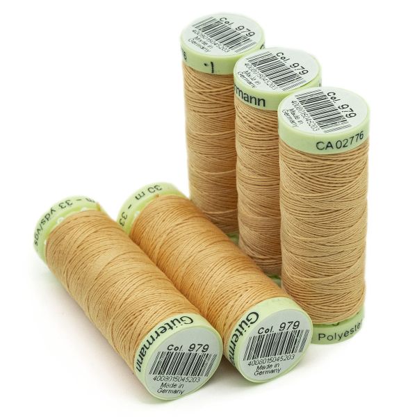 Нитки отделочные Gutermann Top Stitch 30 (30 метров), 5 кат. | 979 абрикос