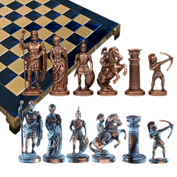Manopoulos Шахматы подарочные Античные войны