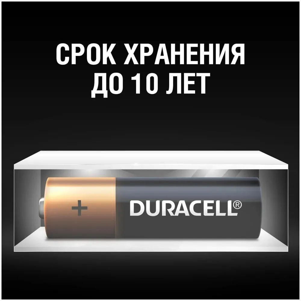 Батарейки щелочные (алкалиновые) Duracell Basic ААA LR03-MN2400, 1,5В, 12шт (мизинчиковые)