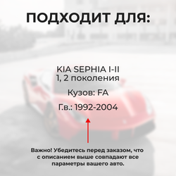 Ремкомплект ограничителей дверей KIA SEPHIA (I-II) FA (4 двери, тип 20) 1992-2004