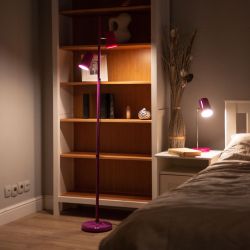 ULM-B600 6W-4500K-DIM RED Светильник настольный светодиодный. 6W. Сенсорный выключатель. Диммер. Розовый. ТМ Uniel