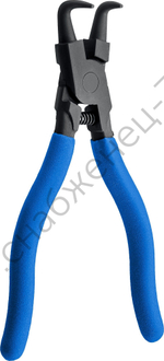 ЗУБР 170 мм, изогнутые губки, Внутренний съемник стопорных колец (22821-2)