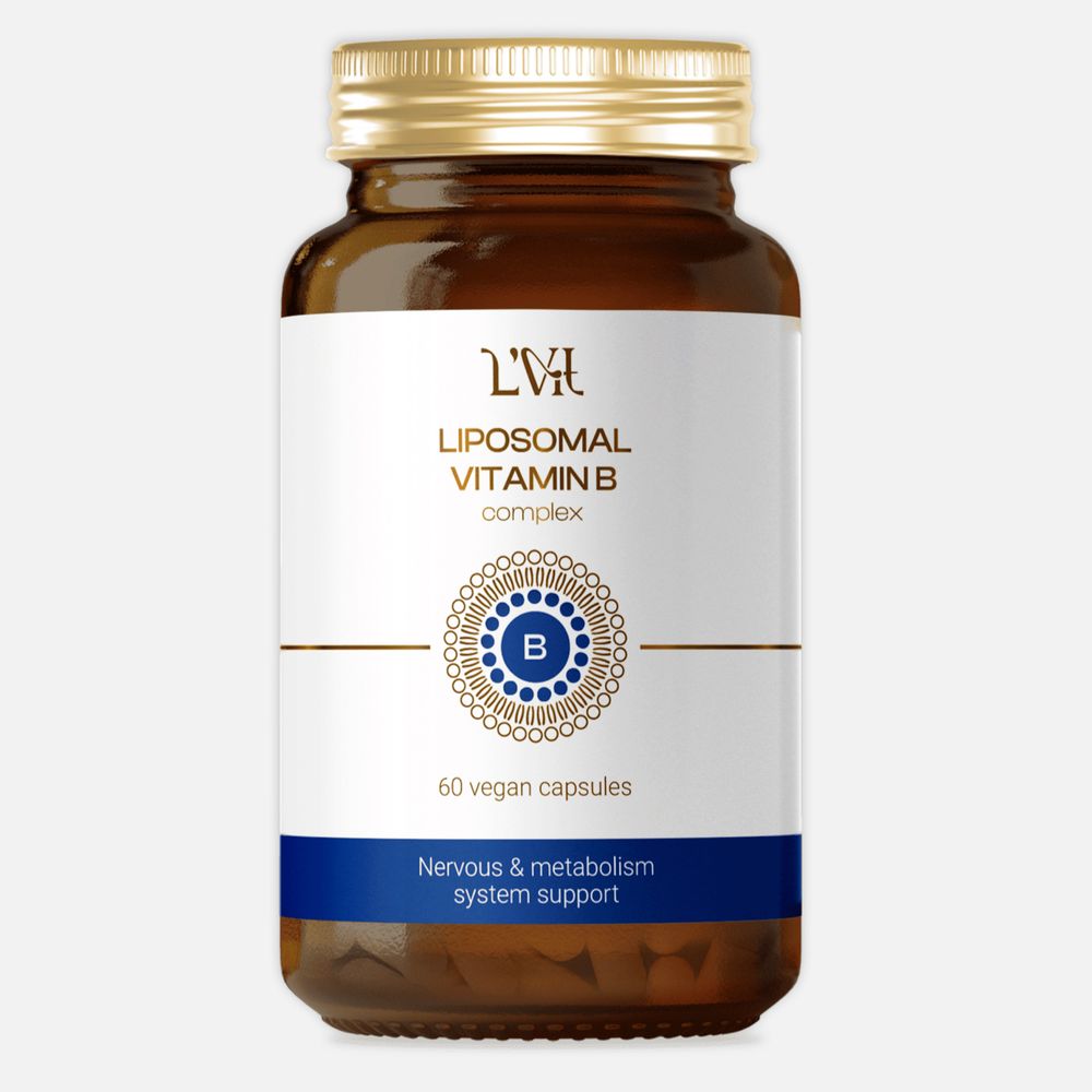 LIPOSOMAL VITAMINS L&#39;Vit Liposomal B complex, 60 капсул