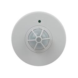 Датчик движения ЭРА MD 017 белый 1200Вт угол обзора 180-360° дальность 12м | Датчики движения