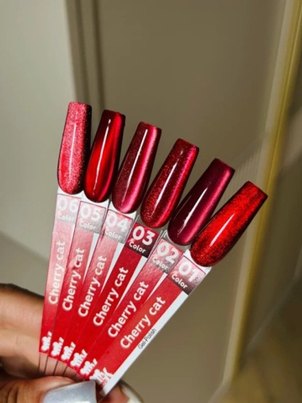 Гель-лак M&K Cherry cat 01, 7мл.