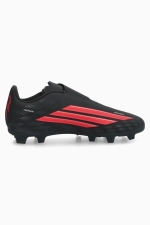 Бутсы adidas F50 Club Velcro FG/MG Junior - черный