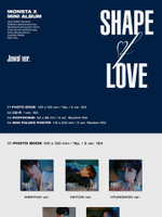 Альбом MONSTA X - SHAPE of LOVE 11th Mini Album Jewel Case RANDOM Version