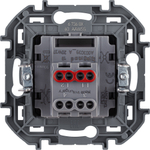 Переключатель перекрёстный 1-клавишный 10А 250В винтовые зажимы - антрацит Inspiria Legrand