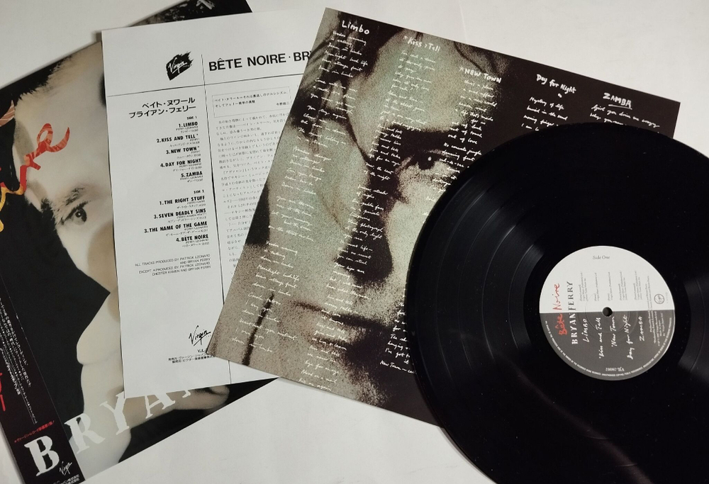 Винтажная виниловая пластинка LP Bryan Ferry Bete Noire (Japan 1987) (Obi)