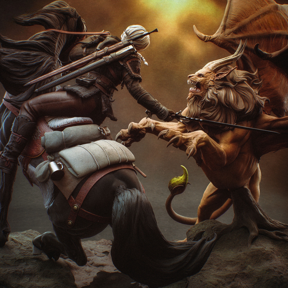 Ciri vs Manticore - The Witcher IV