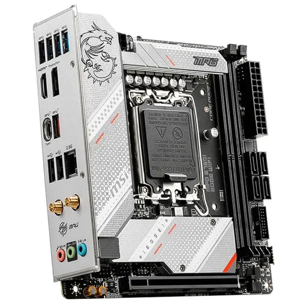 Материнская плата MSI MPG B760I EDGE WIFI, B760, Mini-ITX,BOX (MPG B760I EDGE WIFI)