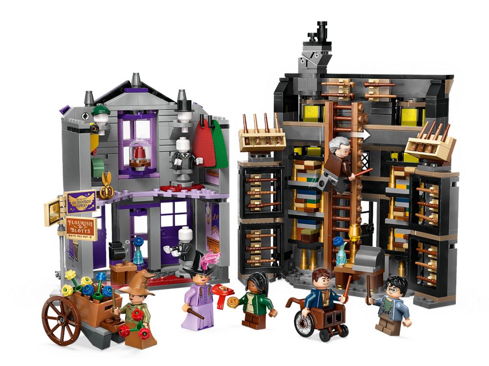 Конструктор LEGO Harry Potter 76439 Лавка Олливандера и Мадам Малкин, лего гарри поттер, Косой переулок, волшебные магазины, фигурки героев, оригинал LEGO, подарок детям