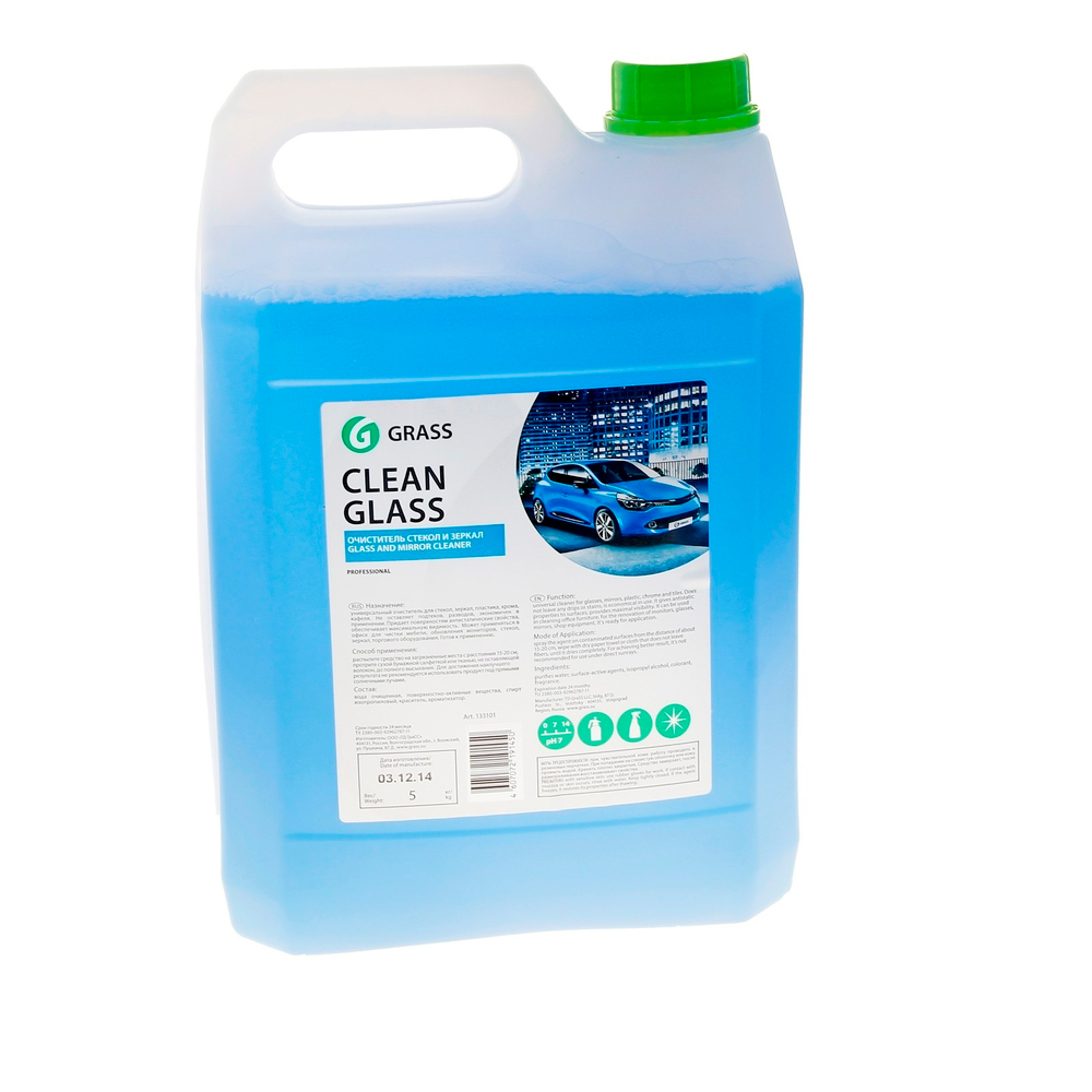 Очиститель стекол GRASS "CLEAN GLASS" 5кг 133101
