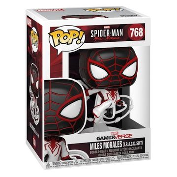 Фигурка Funko POP! Bobble Marvel Games Miles Morales Miles T.R.A.C.K. Suit (768) 50153