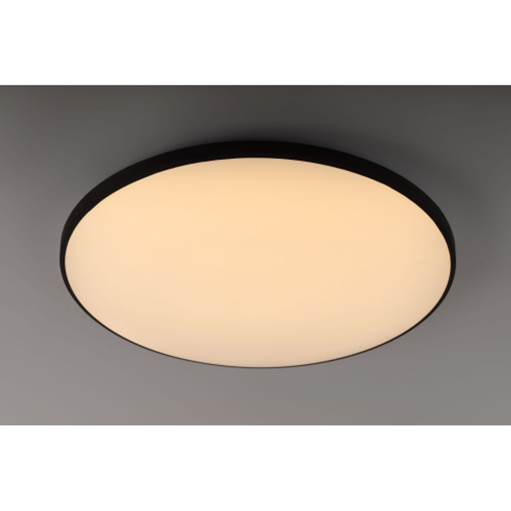 Светильник потолочный светодиодный ЭРА Классик с ДУ SPB-6 Slim Base BK 80W-3K-6,5K-R 3000-6500K