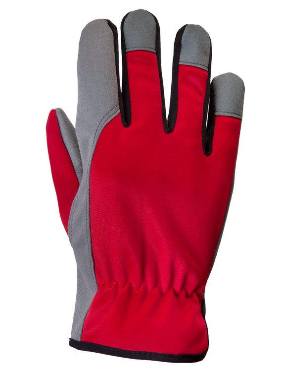 Перчатки JLE625 / Размер XXL утепленные трикотаж и PU кожа