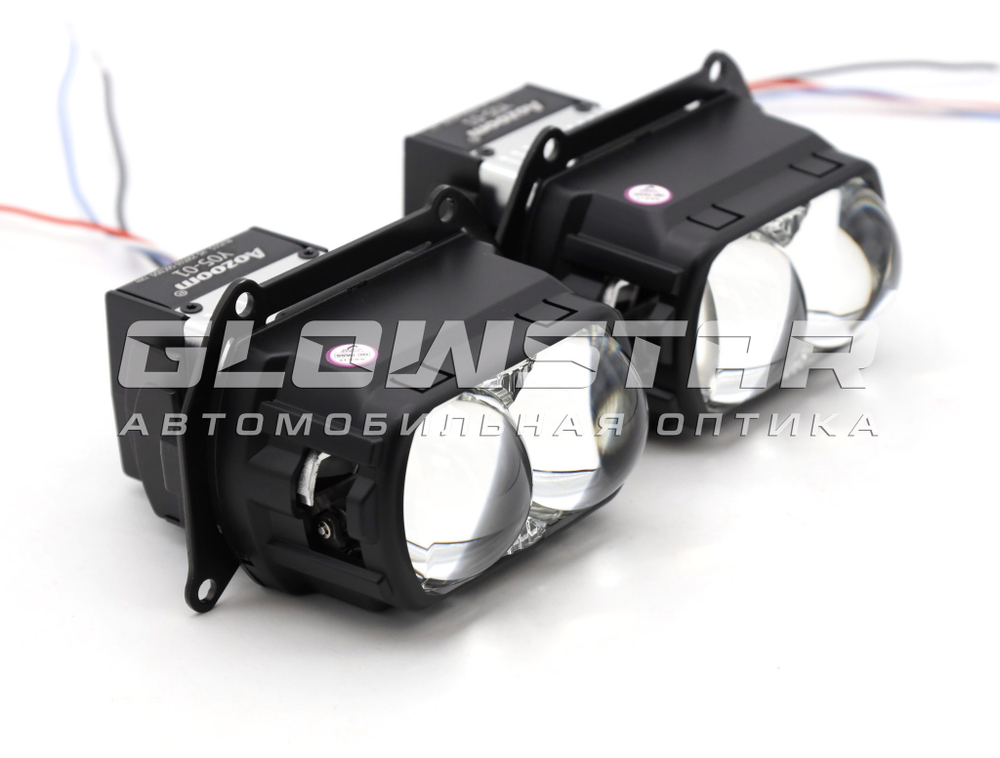 Билед модули Aozoom Y05-01 3.0 дюйма, 12V, 77W/78W, 6200/6500Lm (комплект, 2шт)
