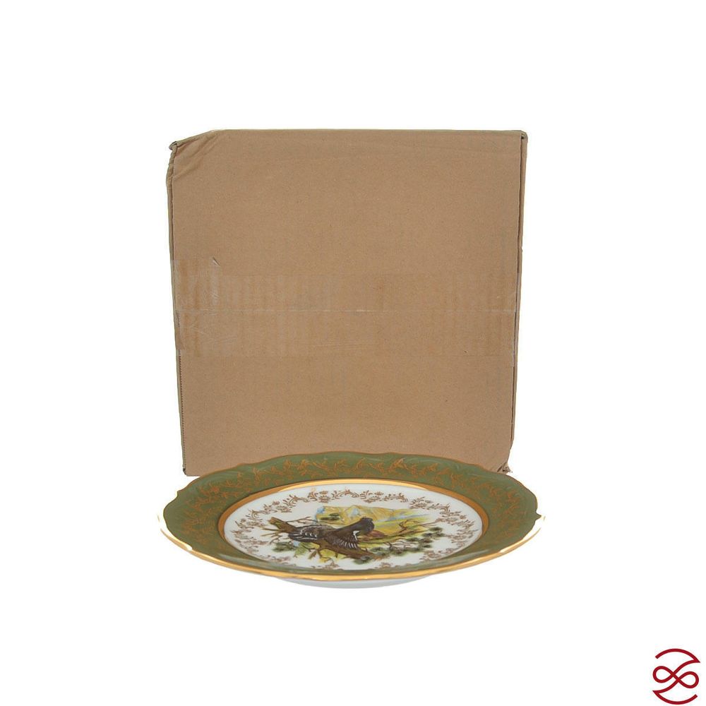 Набор тарелок Repast Охота зеленая Мария-тереза 19 см 6 шт