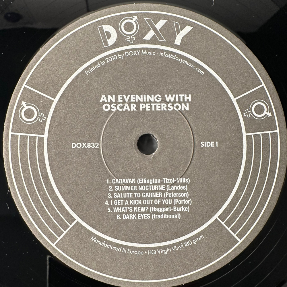 Oscar Peterson ‎– An Evening With Oscar Peterson (Европа 2010г.)