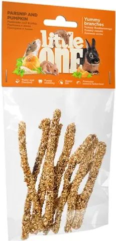 Little One лакомство для грызунов лакомые ветки c пастернаком и тыквой 35г
