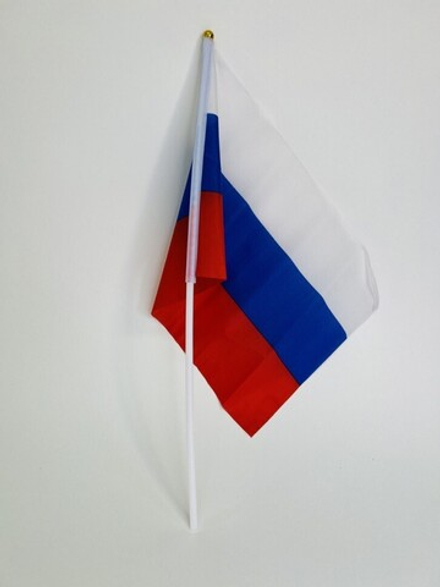 Флаг, "Россия", 16*24 см, 1 шт.