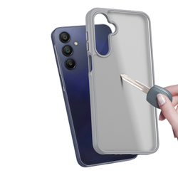 Прозрачный матовый чехол серого цвета для Samsung Galaxy A17 (5G, 4G), Galaxy A26 5G и Galaxy A16 (5G, 4G), серия Yind Series от Dux Ducis