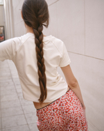 Raglan T-Shirt for girls Coconut Milk