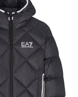 Мужская теннисная куртка EA7 Man Woven Down - black