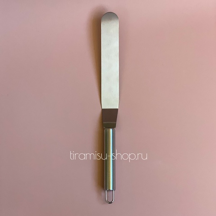 Лопатка-палетка с металлической ручкой, изогнутая, 31 см