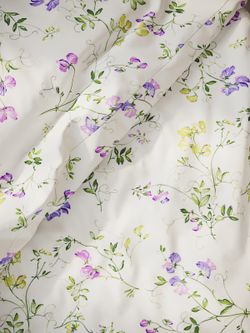 Постельное белье перкаль Сказка "Ароматный горошек" 2-спальное Наволочка 50х70 см 2 шт Простынь на резинке 160x200 см Пододеяльник 175x215 см