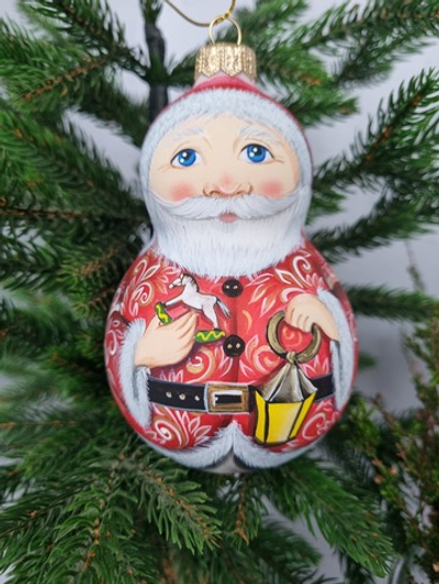 Игрушка Стеклянная Дед мороз