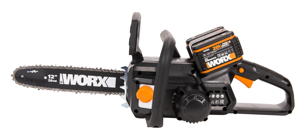 Цепная пила аккумуляторная WORX WG381E 40В 30см